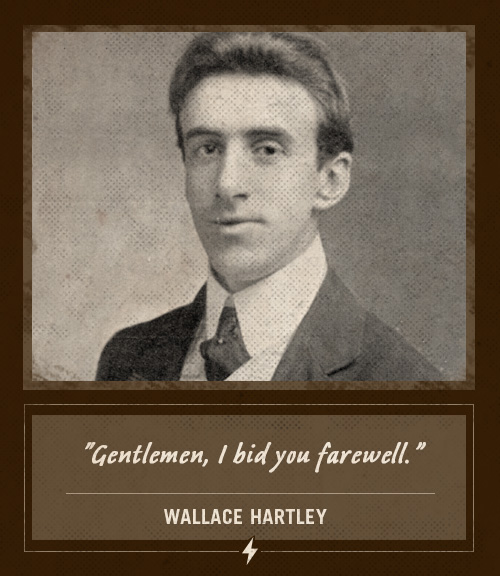 Wallace hartley last words titanic bandmaster i bid you farewell.