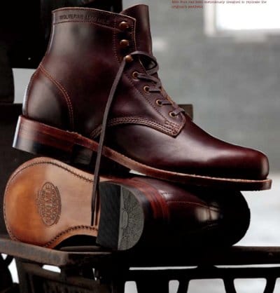 Wolverine 1,000 mile work boots. 