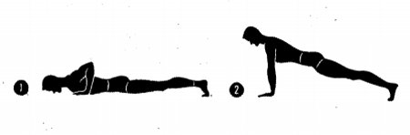 How to do a proper push up illustration military manual.