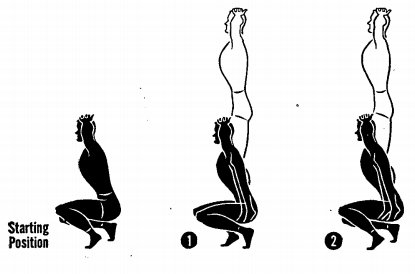 How to do squat jumps illustration military manual.