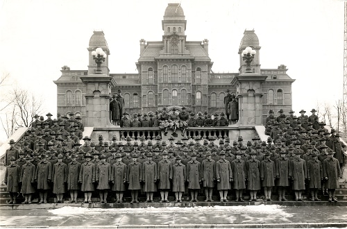 Vintage student army training corps, Syracuse University.