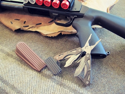 Survival shotgun modified zombie apocalypse multi-tool.