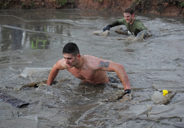 Tough guy challenge ice.