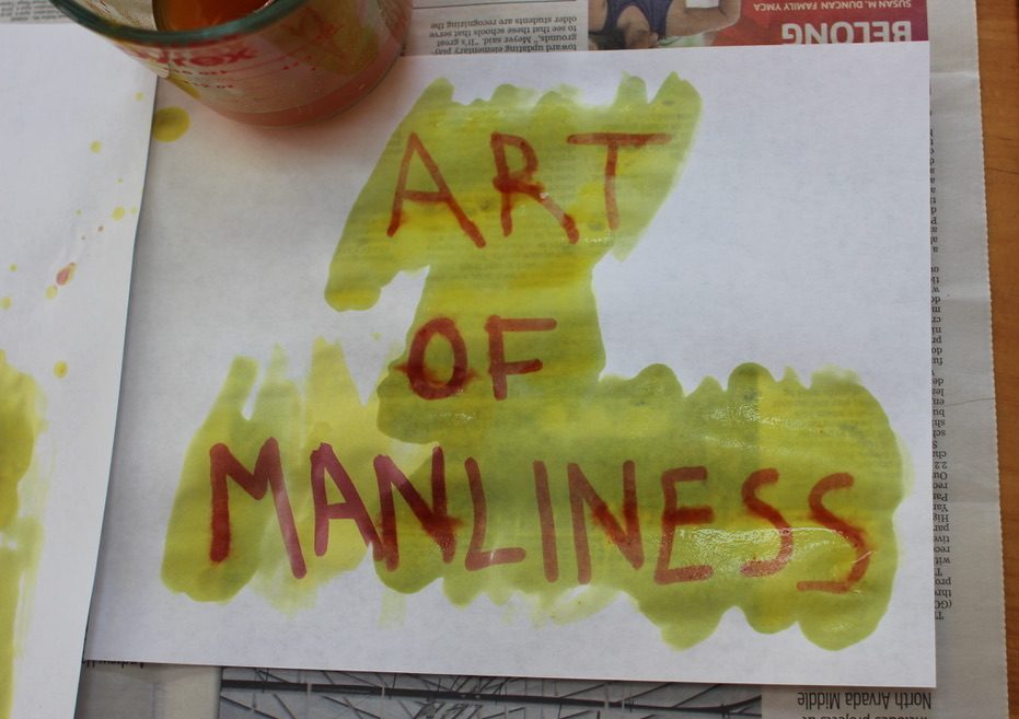 Crafting homemade invisible ink is a method of demonstrating the art of manliness.