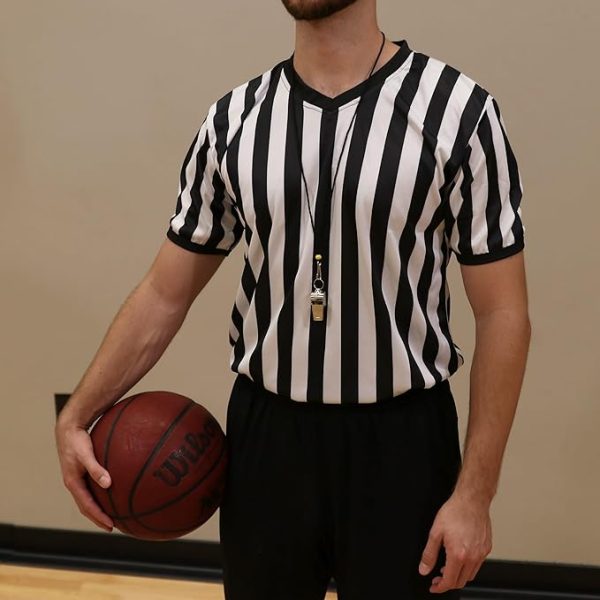 Murray Sporting Goods Men's Basketball V-Neck Referee Shirt - Image 5