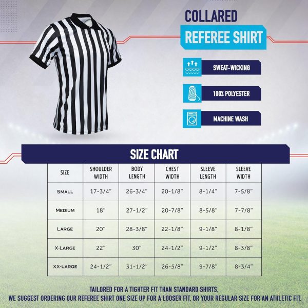 Murray Sporting Goods Men's Referee Shirt Collared Bundle Kit - Image 6