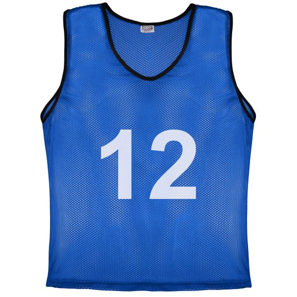 Murray Sporting Goods Nylon Mesh Scrimmage Practice Pinnies- Set of 12 - Image 6