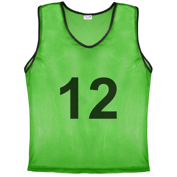 Murray Sporting Goods Nylon Mesh Scrimmage Practice Pinnies- Set of 12 - Image 7