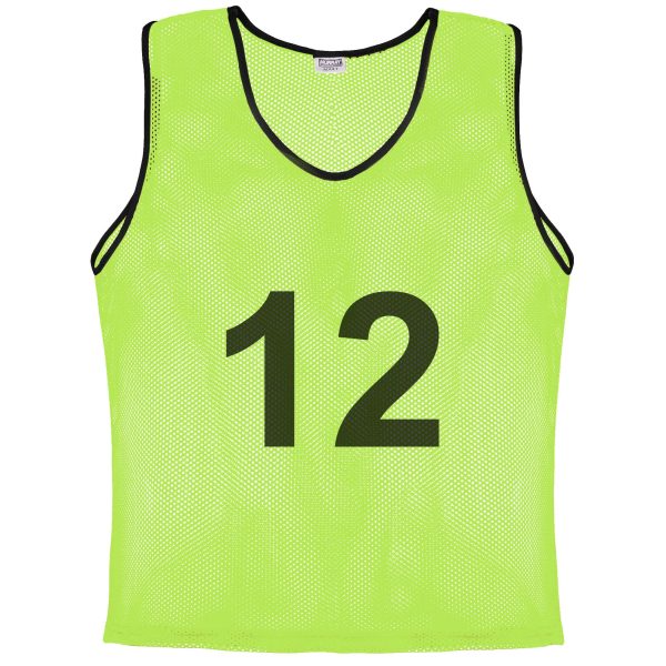 Murray Sporting Goods Nylon Mesh Scrimmage Practice Pinnies- Set of 12 - Image 10