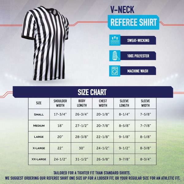 Murray Sporting Goods Men's Basketball V-Neck Referee Shirt - Image 7