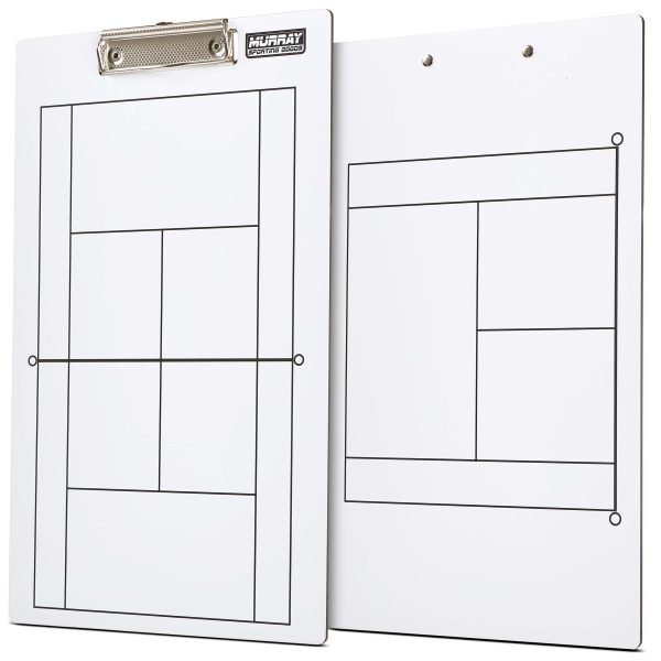 Murray Sporting Goods Dry Erase Tennis Coaches Clipboard
