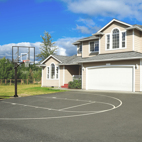 Murray Sporting Goods Premium Basketball Court Marking Stencil Kit - Image 2