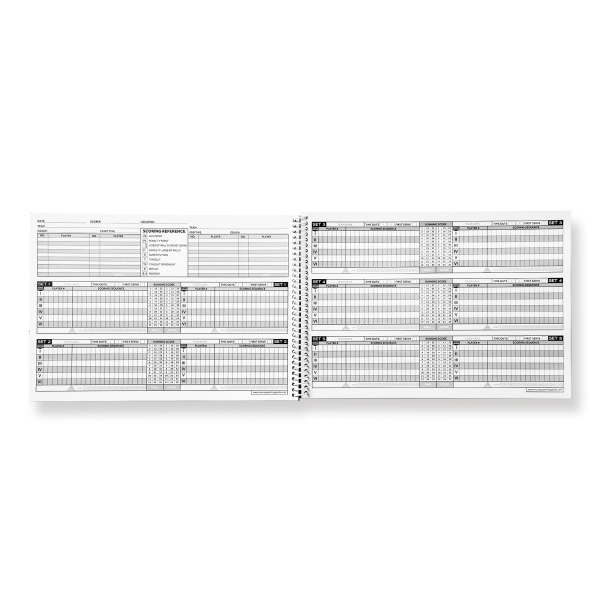 Murray Sporting Goods Volleyball Scorebook - 30 Matches - Image 4